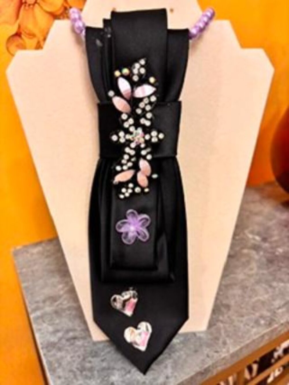 Beautiful Custom-Designed Women’s Tie Necklace